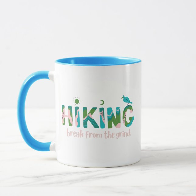 Hiking 2 Coffee Mug (Left)
