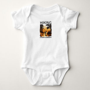 Hiking: A Path To Serenity Baby Bodysuit
