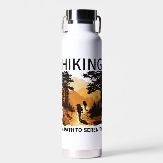 Hiking: A Path To Serenity Water Bottle