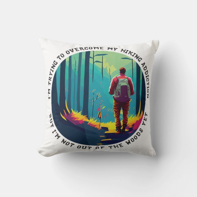 Hiking Addiction Cushion (Front)