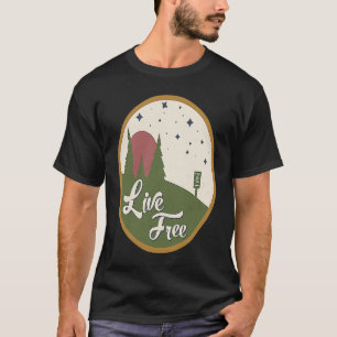 Hiking & Adventure Great Outdoors Wanderlust Live  T-Shirt