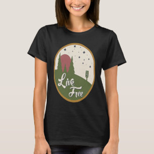 Hiking & Adventure Great Outdoors Wanderlust Live T-Shirt