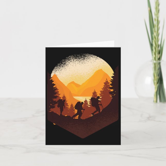 Hiking Adventure Nature 1  Card (Front)