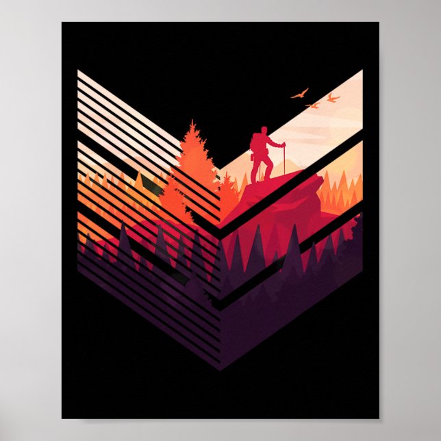 Hiking Adventure Nature  Poster (Front)