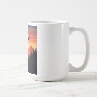 Hiking Adventure Sunset Mountain T-Shirt Nature L Coffee Mug