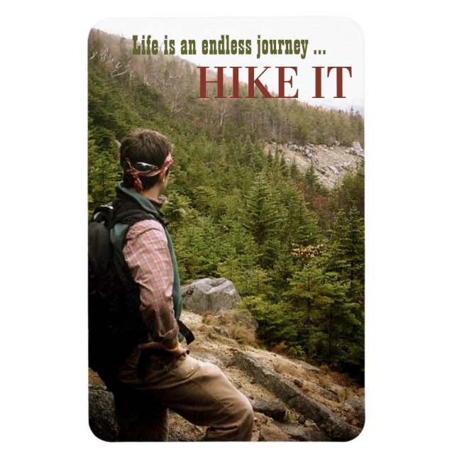 Hiking Adventurous Encouragement Magnet (Vertical)