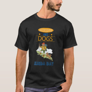 Hiking And Dogs Hiker Lover Cute Joke Novelty T-Shirt