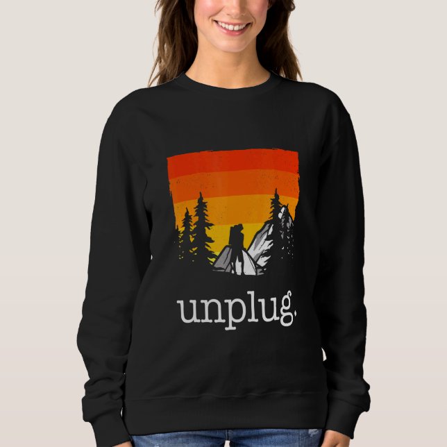 Hiking Apparel   Outdoor Backpacking Hiking Sweatshirt (Front)