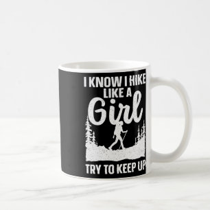 Hiking Art For Men Women Outdoor Nature Hiker Camp Coffee Mug