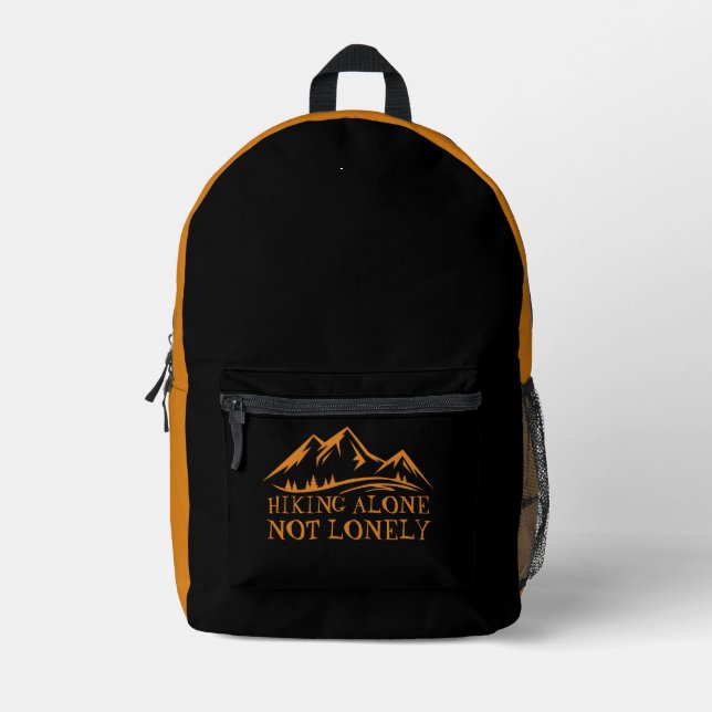 Hiking Backpack Modern Mountain  orange (Front)