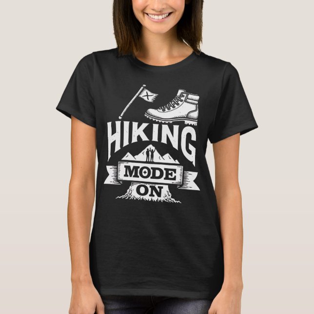Hiking boots T-Shirt (Front)