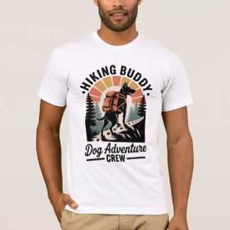 Hiking Buddy Dog Lover Adventure T-Shirt