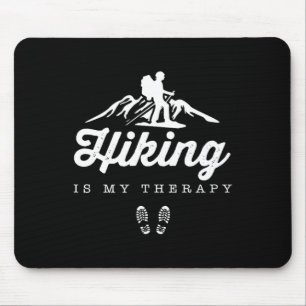 Hiking By Design Tee Company Uni-adults Hiking Is  Mouse Pad