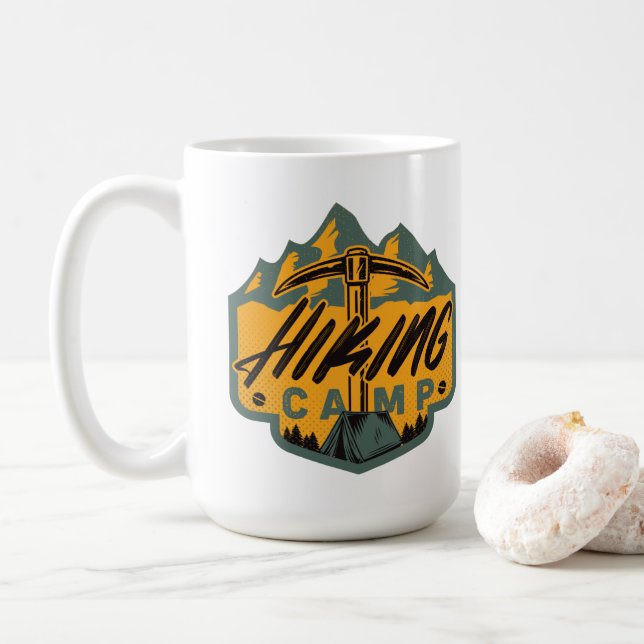 Hiking Camp Coffee Mug (With Donut)