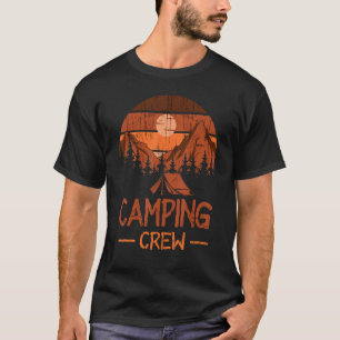 Hiking Camp Matching Campfire Summer Vacation Camp T-Shirt