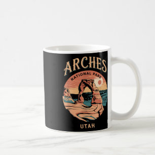 Hiking Camping Adventure Explorer Arches National Coffee Mug