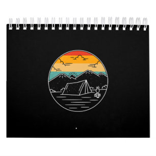 Hiking Camping Apparel - Hiking Camping Premium Calendar