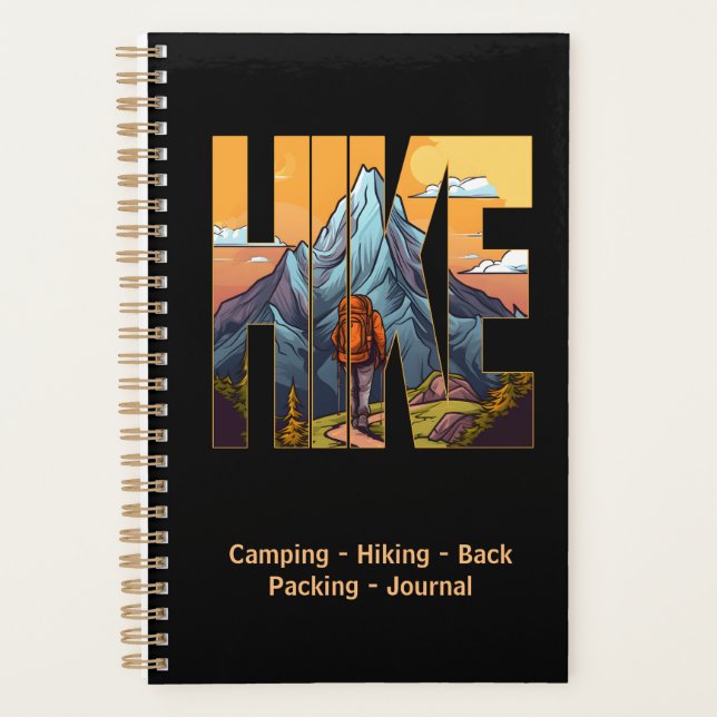 Hiking Camping Backpacking  Planner (Front)
