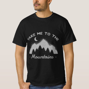 Hiking Camping Climbing Scout Outdoor Mountains T  T-Shirt