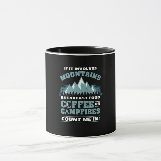 Hiking Camping Coffee Mug (Center)