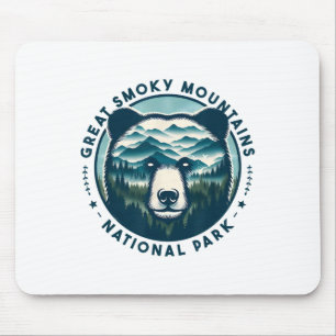 Hiking Camping Great Smoky Mountains National Park Mouse Pad