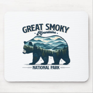 Hiking Camping Great Smoky Mountains National Park Mouse Pad