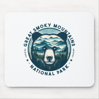 Hiking Camping Great Smoky Mountains National Park Mouse Pad