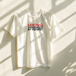 Hiking camping humour black T-Shirt