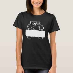 Hiking Camping I Eat People Funny Bear T-Shirt