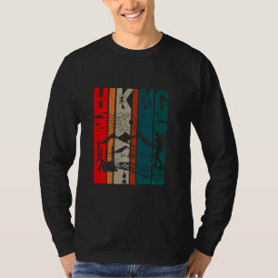 Hiking Camping Lover Mountain Funny Vintage Advent T-Shirt