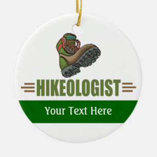 Hiking Ceramic Tree Decoration