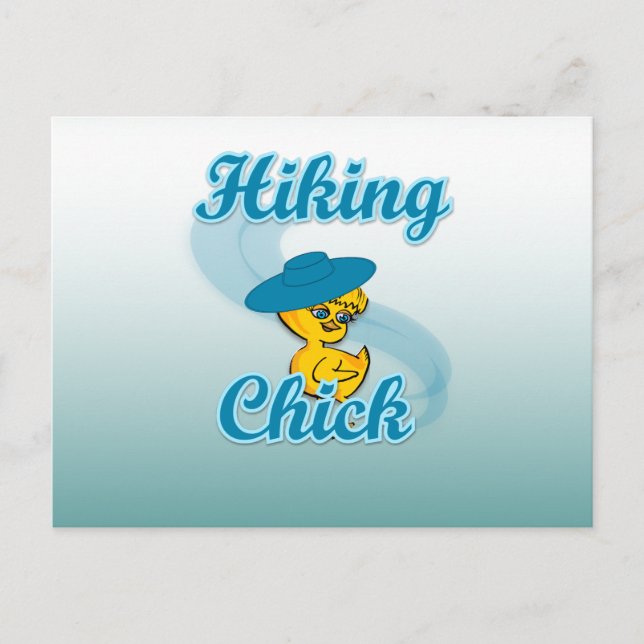 Hiking Chick #3 Postcard (Front)