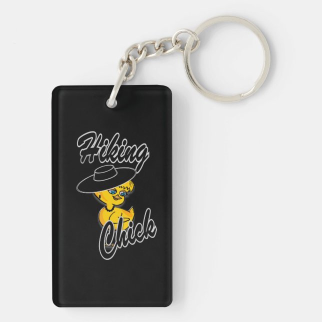 Hiking Chick #4 Key Ring (Back)
