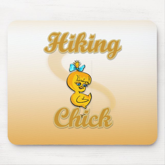 Hiking Chick Mouse Pad (Front)