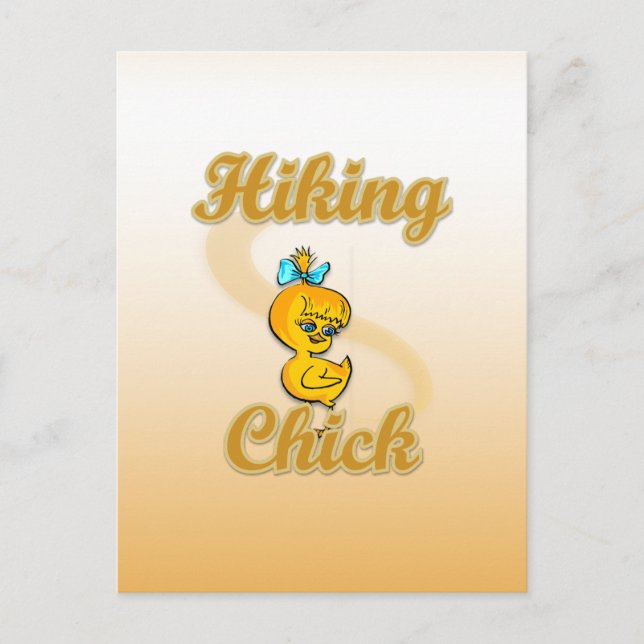 Hiking Chick Postcard (Front)