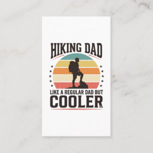 Hiking Dad Vintage Cooler Shirt Design_1 Business Card