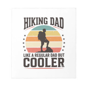 Hiking Dad Vintage Cooler Shirt Design_1 Notepad