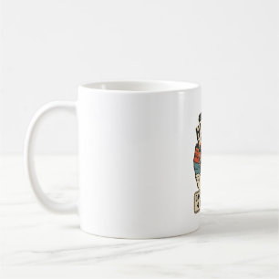 Hiking Dandie Dinmont Terrier Dog Mountain Sunset Coffee Mug
