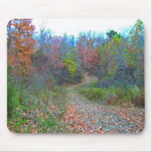Hiking Deep Into The Woods Mouse Pad