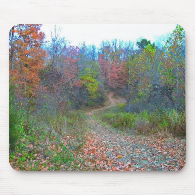 Hiking Deep Into The Woods Mouse Pad (Front)