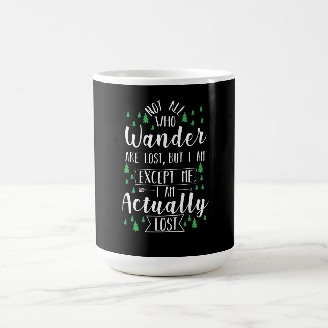 Hiking Funny Saying Coffee Mug (Center)