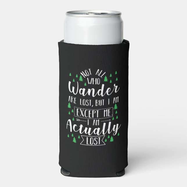 Hiking Funny Saying Seltzer Can Cooler (Seltzer Front)