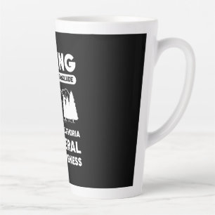 Hiking General Awesomeness Latte Mug
