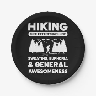 Hiking General Awesomeness Paper Plate