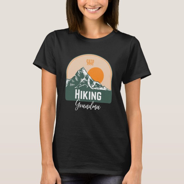 Hiking Grandma T-Shirt (Front)
