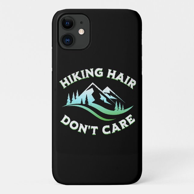 Hiking Hair Don't Care Case-Mate iPhone Case (Back)
