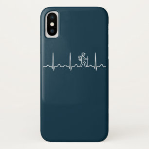 Hiking Heartbeat iPhone X Case