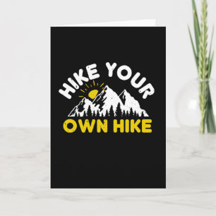 Hiking - Hike Your Own Hike Card