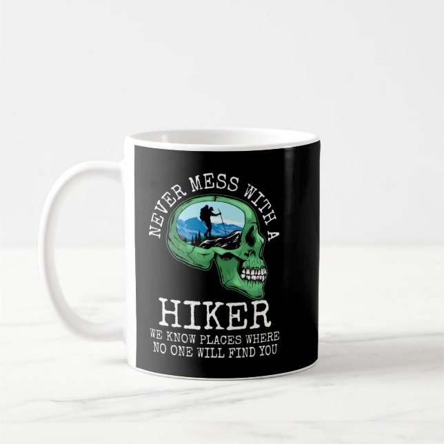 Hiking Hiker Funny Saying Outdoors Joke Nature Hik Coffee Mug (Left)