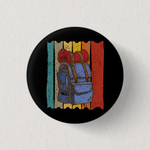 Hiking - Hiking Backpack Retro 3 Cm Round Badge